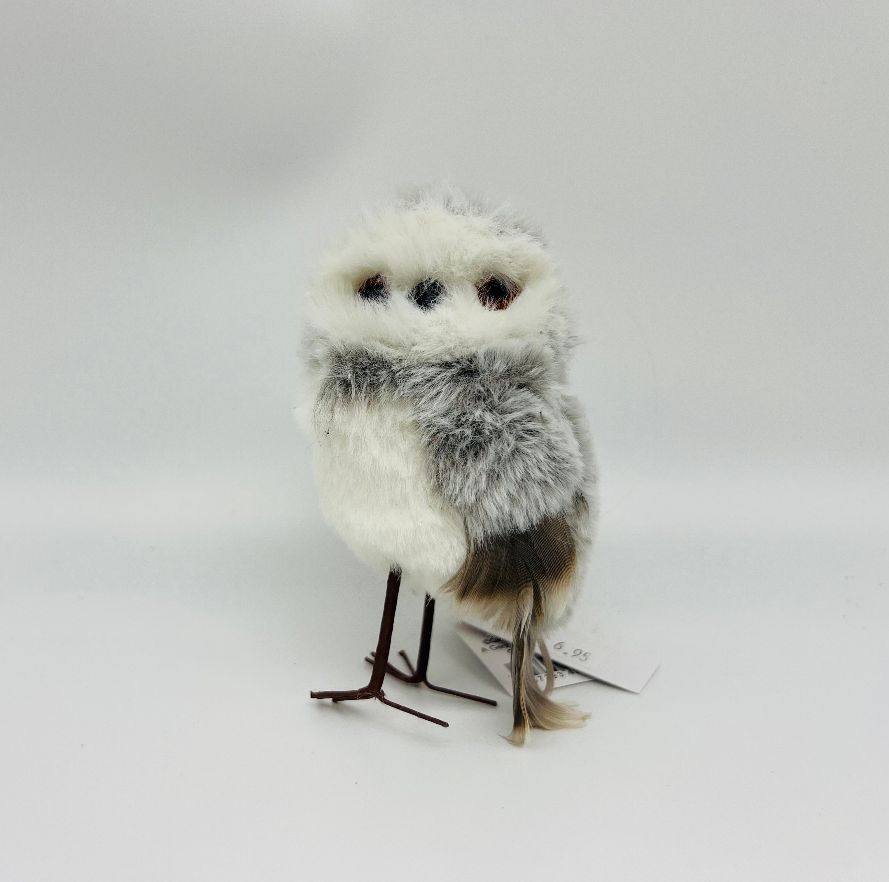 Faux Fur Sitting or hanging Owl