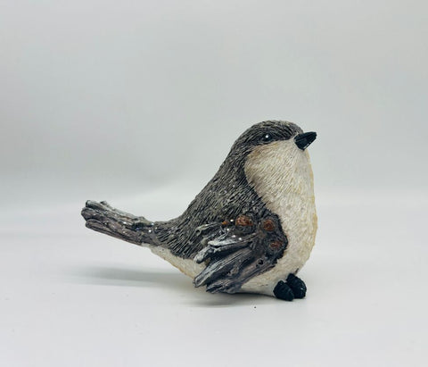 Resin Bird Winter Figurine 5"