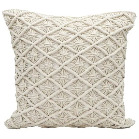 Macrame Diamond Pillow