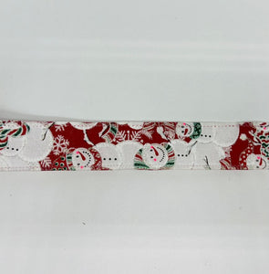 Snowman Wired Ribbon 1.5" x 10 Yards