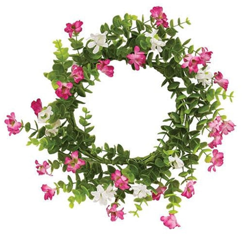 Wildflower Candle Ring/Wreath 10"