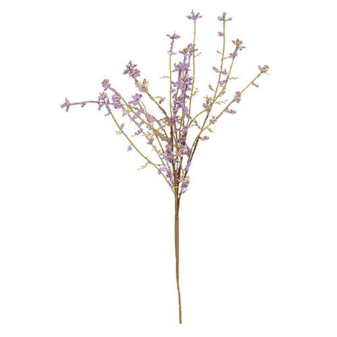 Purple Wildflower Pick 13"