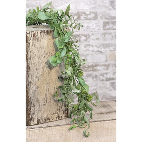 faux succulent garland Succulent Garden Garland 4ft