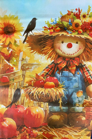 Scarecrow Fall Garden Flag 12" x 18"