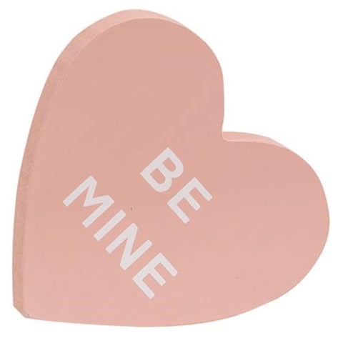 Valentines Be Mine Conversation Heart Block