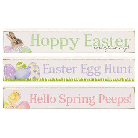 Easter Mini-stick block decor 6"