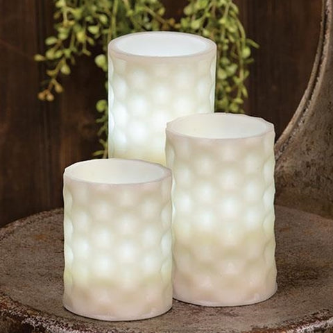 Pillar Candle with LED and timer / 3 sizes