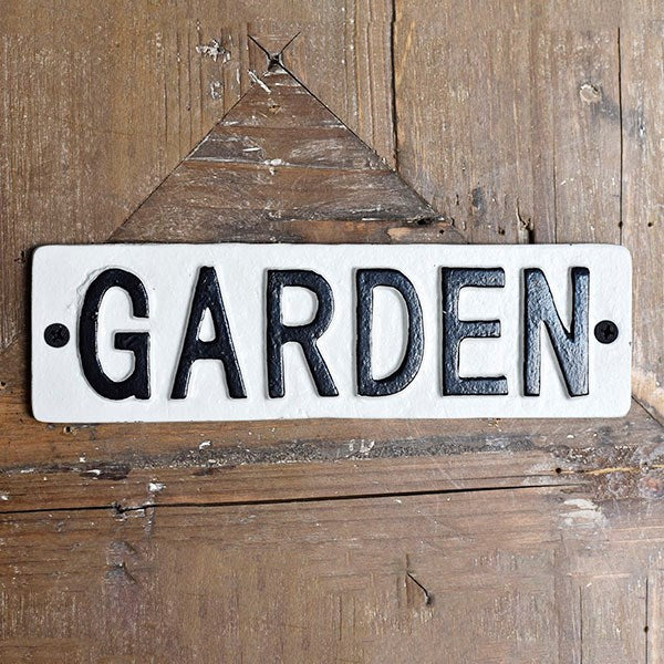 Garden Sign 8" long