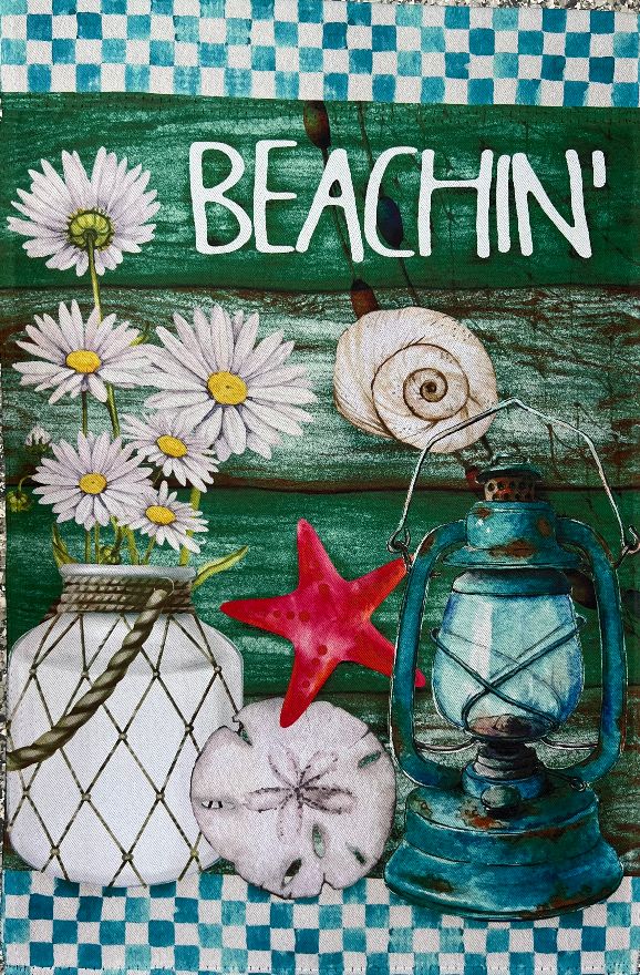 Beachin Garden Flag 12 x 18