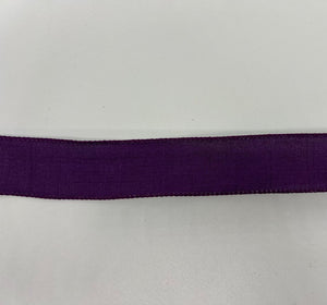 Purple Wired Ribbon 1.5" x 10 Yards