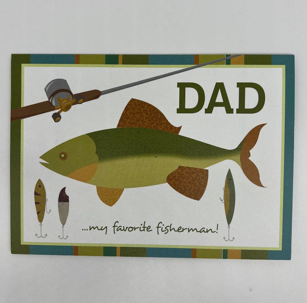 Birthday greeting card for dad