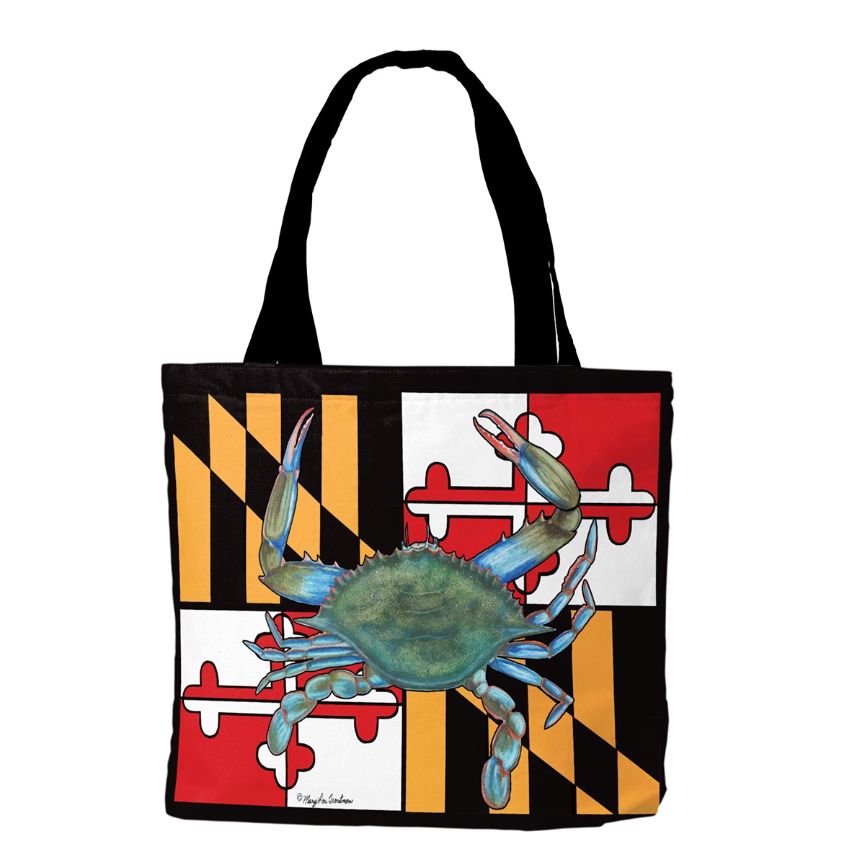 Maryland Crab Tote Bag 14"