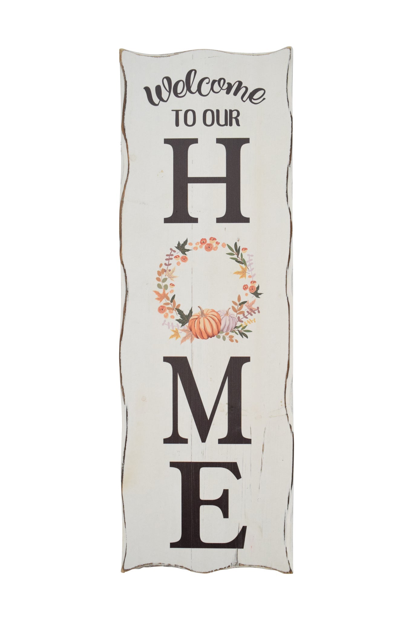 Fall Welcome Wood Plaque 24"