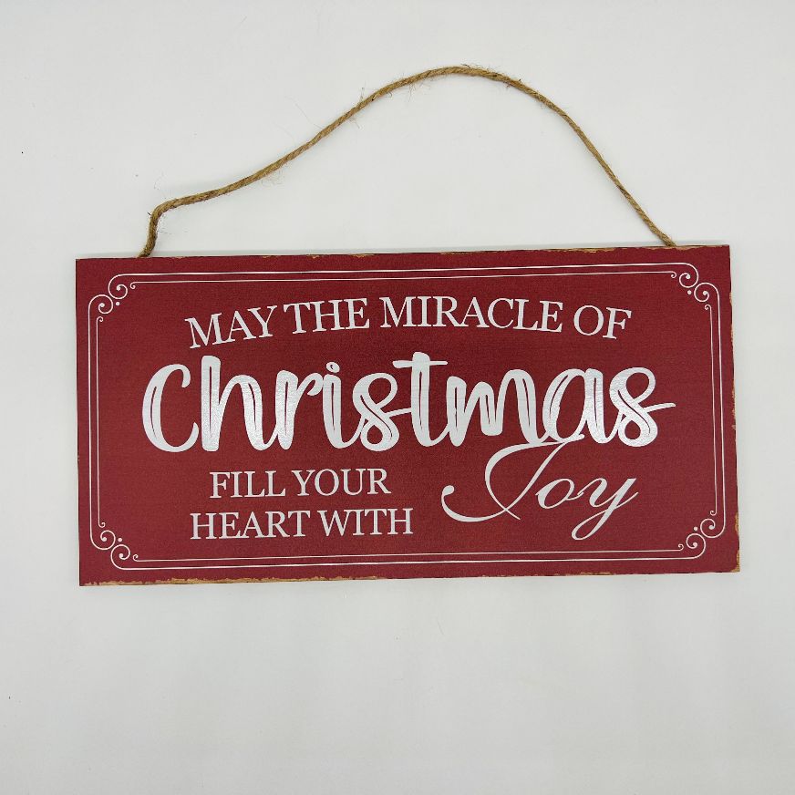 Christmas Miracle Sign 12