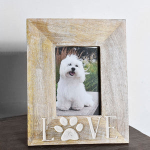 Dog love Frame 6”