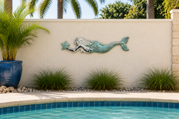 Mermaid Blue Tin 36"