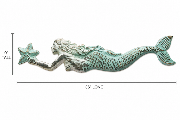 Mermaid Blue Tin 36"