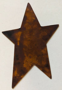 Rusty Flat Star 3"
