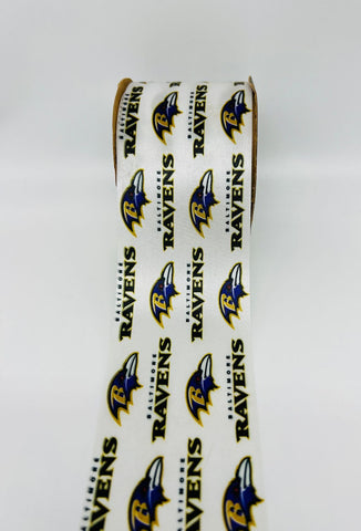 Baltimore Ravens Ribbon 2.5" x 9 Feet