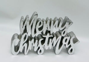 Silver Holiday Shelf Sitter Script