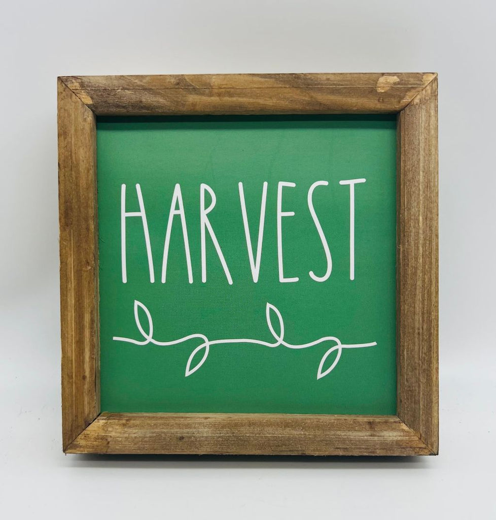 Fall Block Sign Wood 6