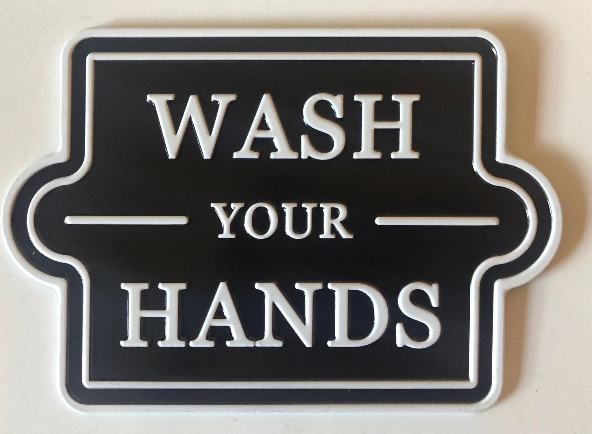 Wash Your Hands Tin Sign 10"