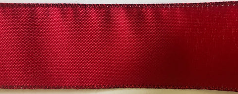 Red wired Ribbon 2.5" x 10YD