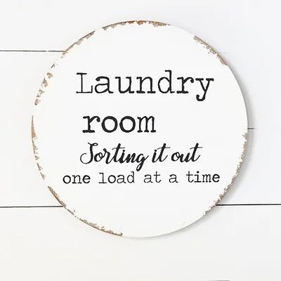 Laundry Sign 15.5"