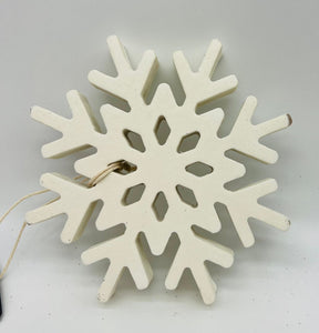 Wood Snowflake 5"