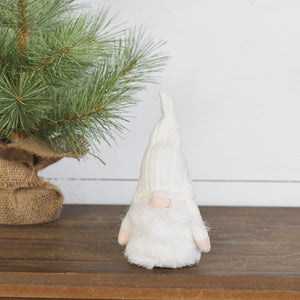 White Plush Gnome 7"