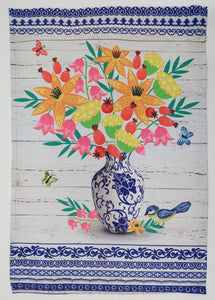 Flower Vase Garden Flag 12" x 18"