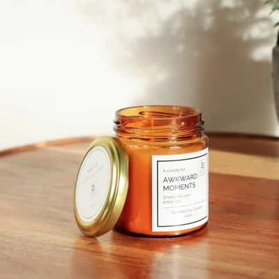 Scented Soy Jar Candle Awkward Moments (wild fig)