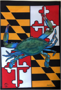 Maryland Garden Flag 12" x 18"