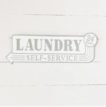 Retro Tin Laundry Sign